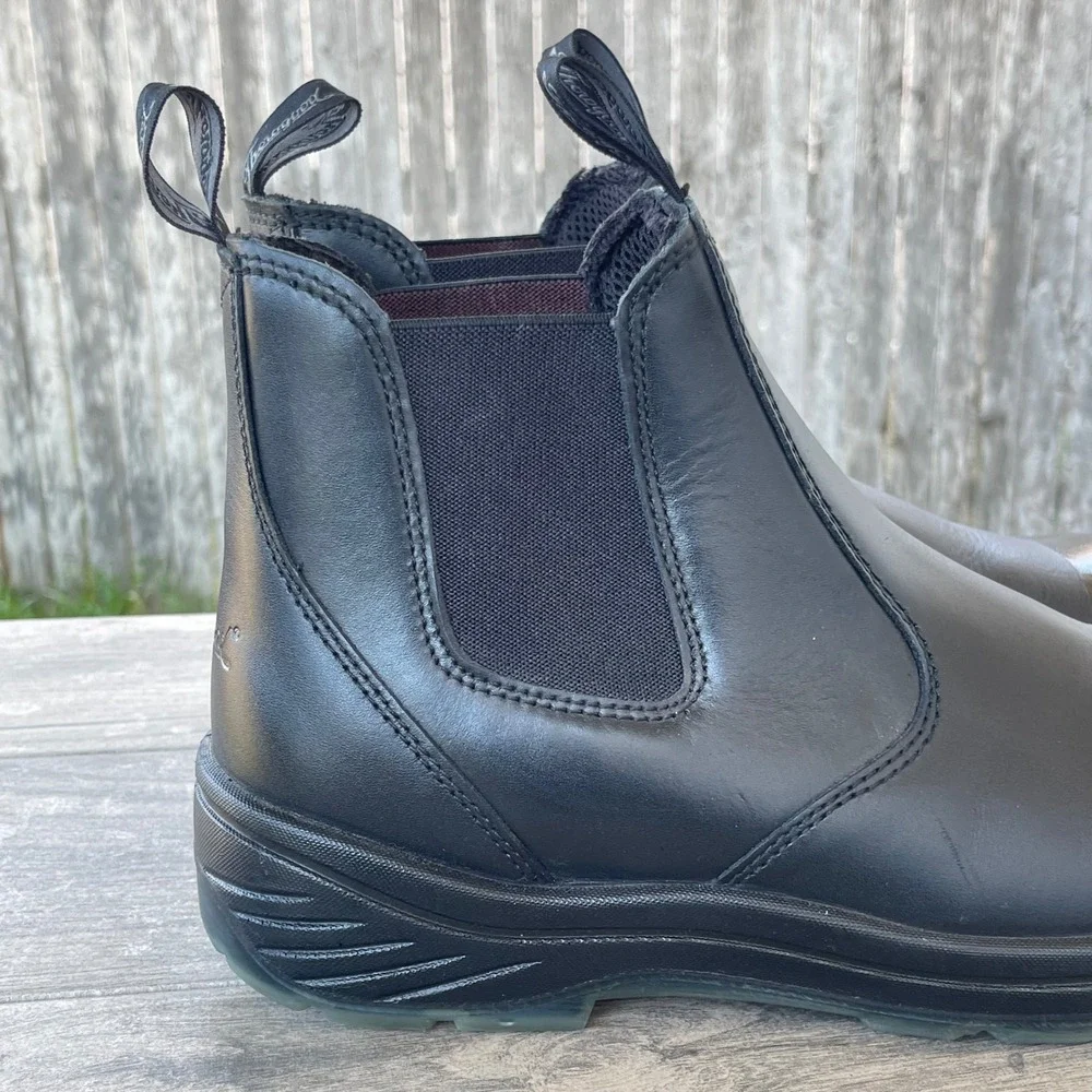 Thorogood Chelsea Work Boots Men‎ 10M Black 804-6134 Composite Safety Toe EH 6